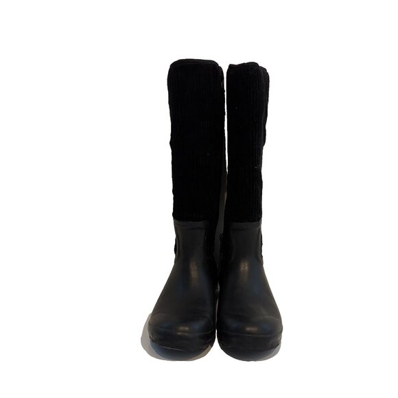 Muck Boots Company Womens Size 8 Black Corduroy Tall - Picture 2 of 6